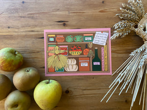 Seasonal Kitchen Postcards