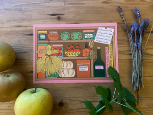 Seasonal Kitchen Postcards