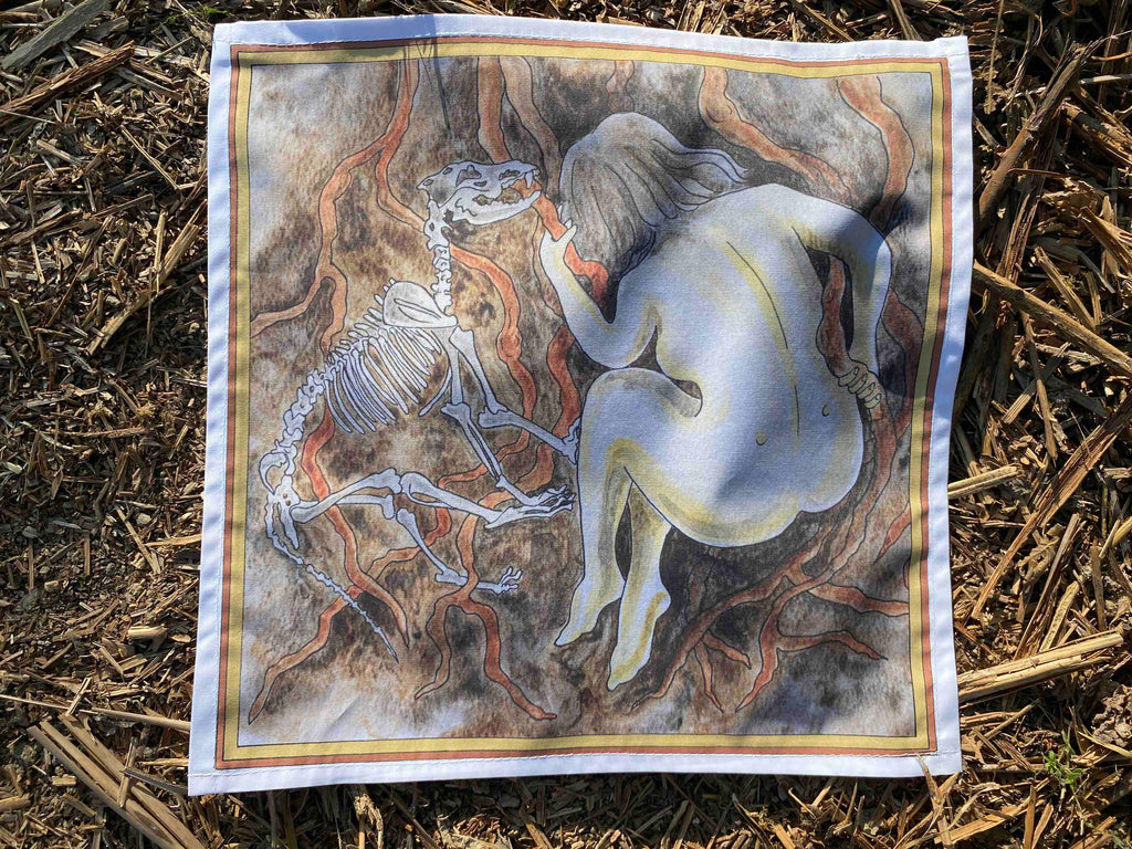 Imbolc organic cotton handkerchief