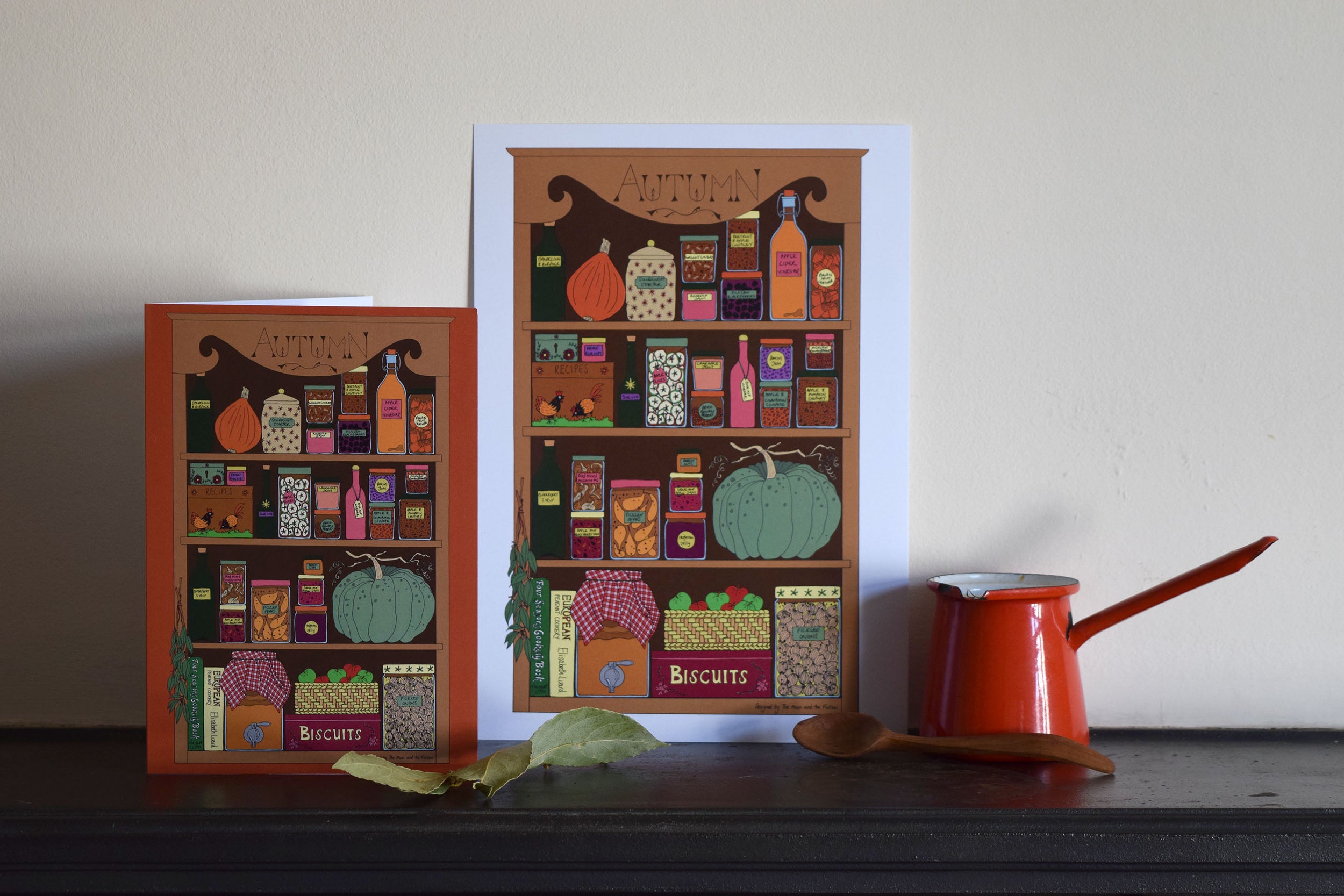 Autumn Kitchen Art print