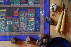Witches kitchen tea towel