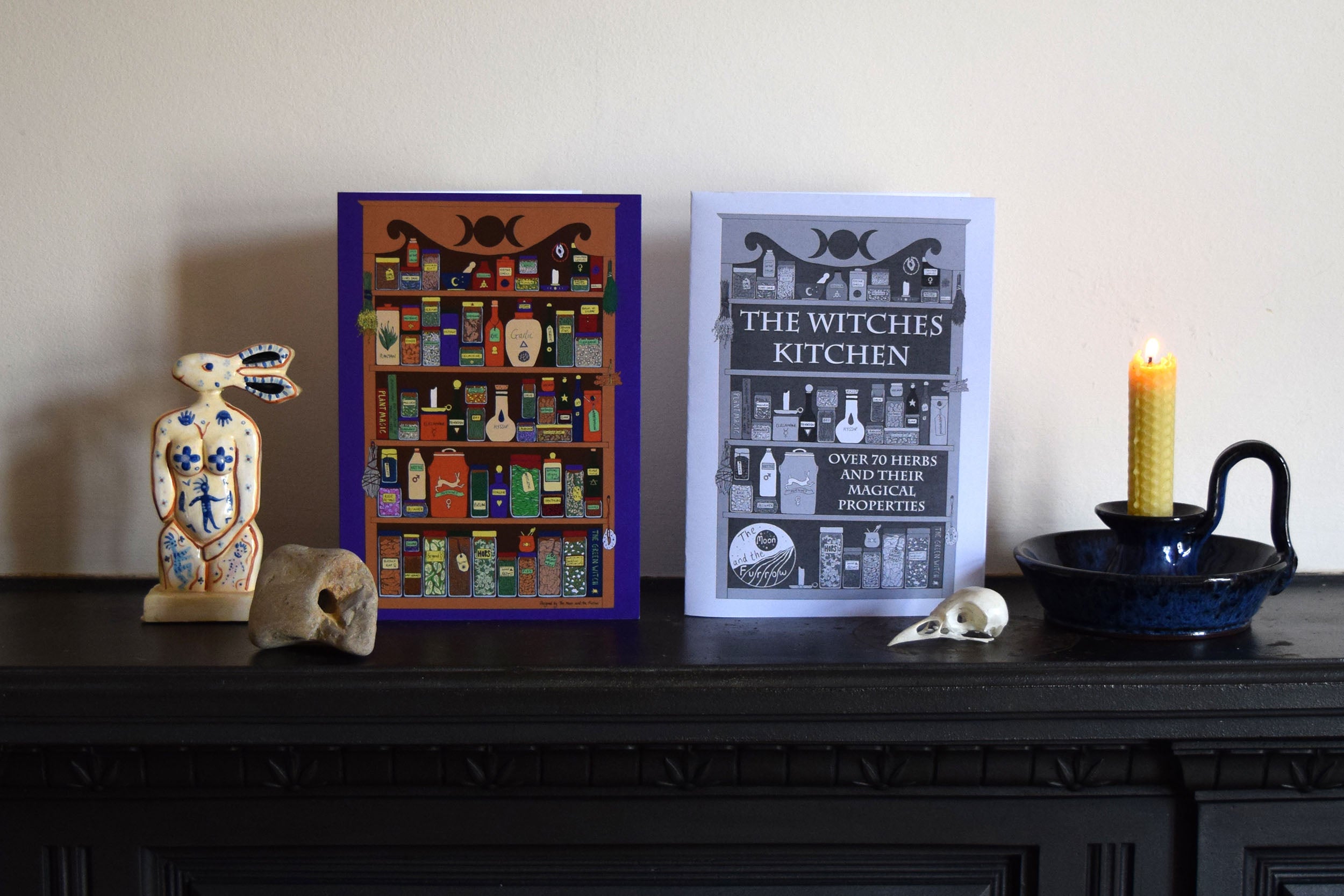 Witches Kitchen card and zine